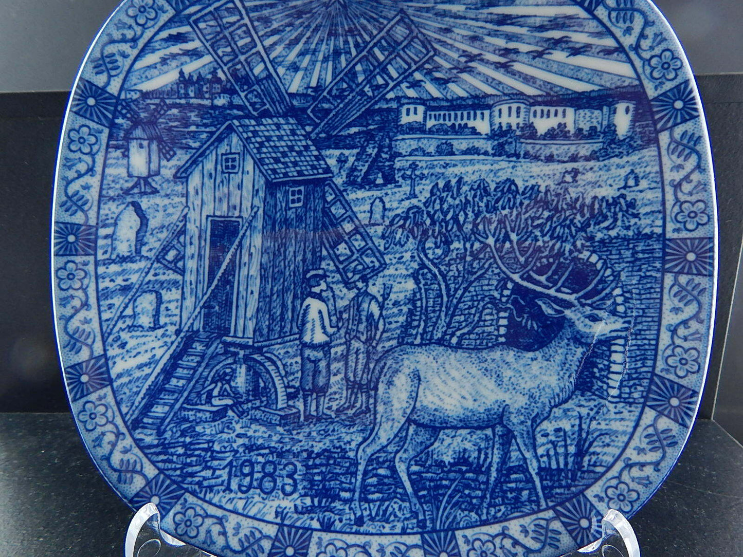 RORSTRAND PIATTO PORCELLANA NATALE 1983 PORCELAIN CHRISTMAS PLATE COLLEZIONE NEW