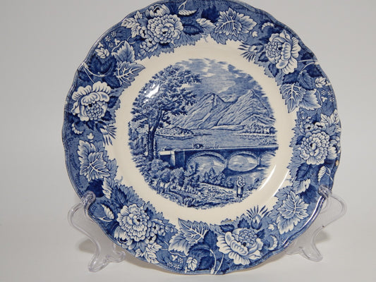 VINTAGE PIATTO PIANO CERAMICA RICHARD GINORI DIAMOND STONE LAVENO ENGLISH STYLE