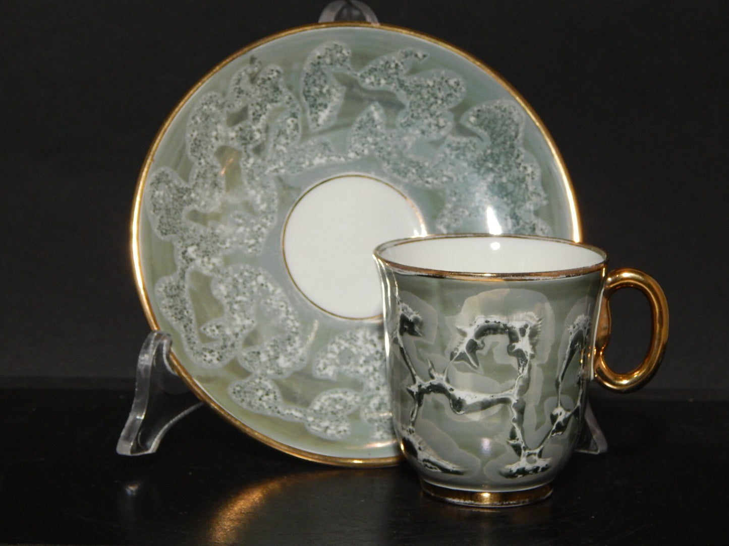 VINTAGE TAZZA CAFFE' CERAMICA MADE IN ITALY CERAMISTA BRUNO GIACHETTI #1687