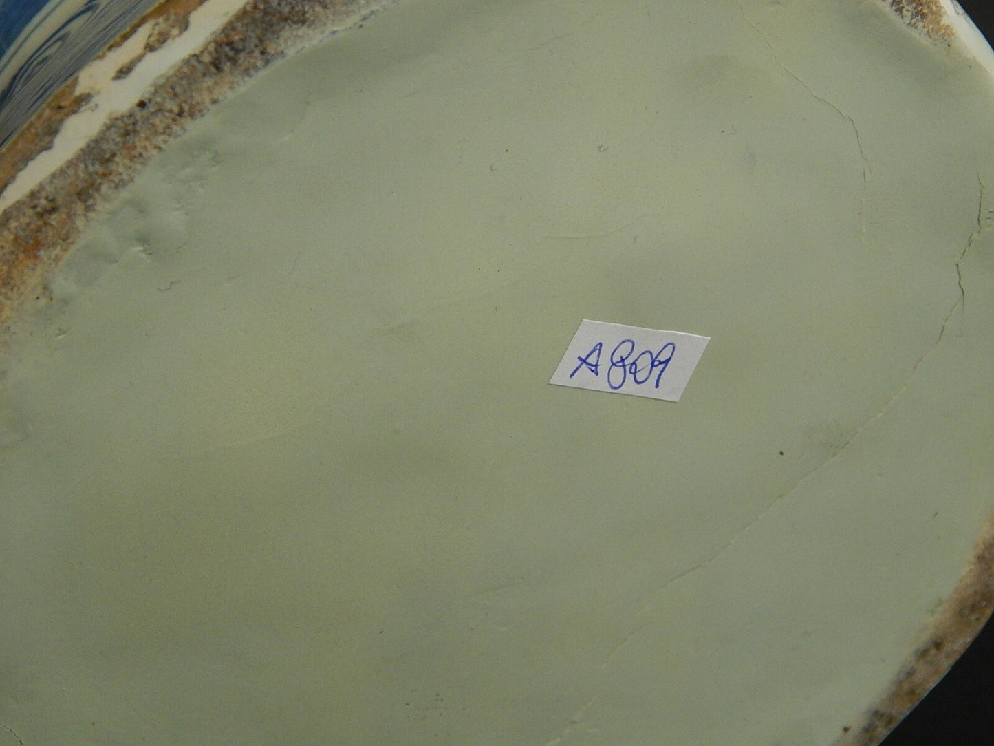 ANTICO PREZIOSO GRANDE VASO OTTAGONALE CERAMICA DELFT FINE XVII SECOLO I PAVONI