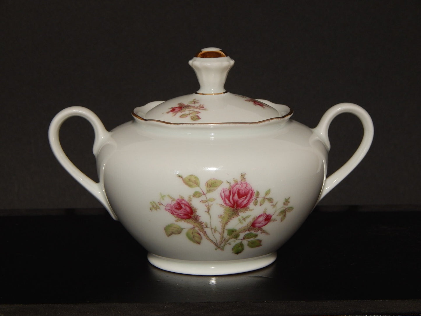 ANTICO SERVIZIO TÈ PORCELLANA BAVARIA OSCAR SCHALLER RHEINPFALZ ROSA CANINA