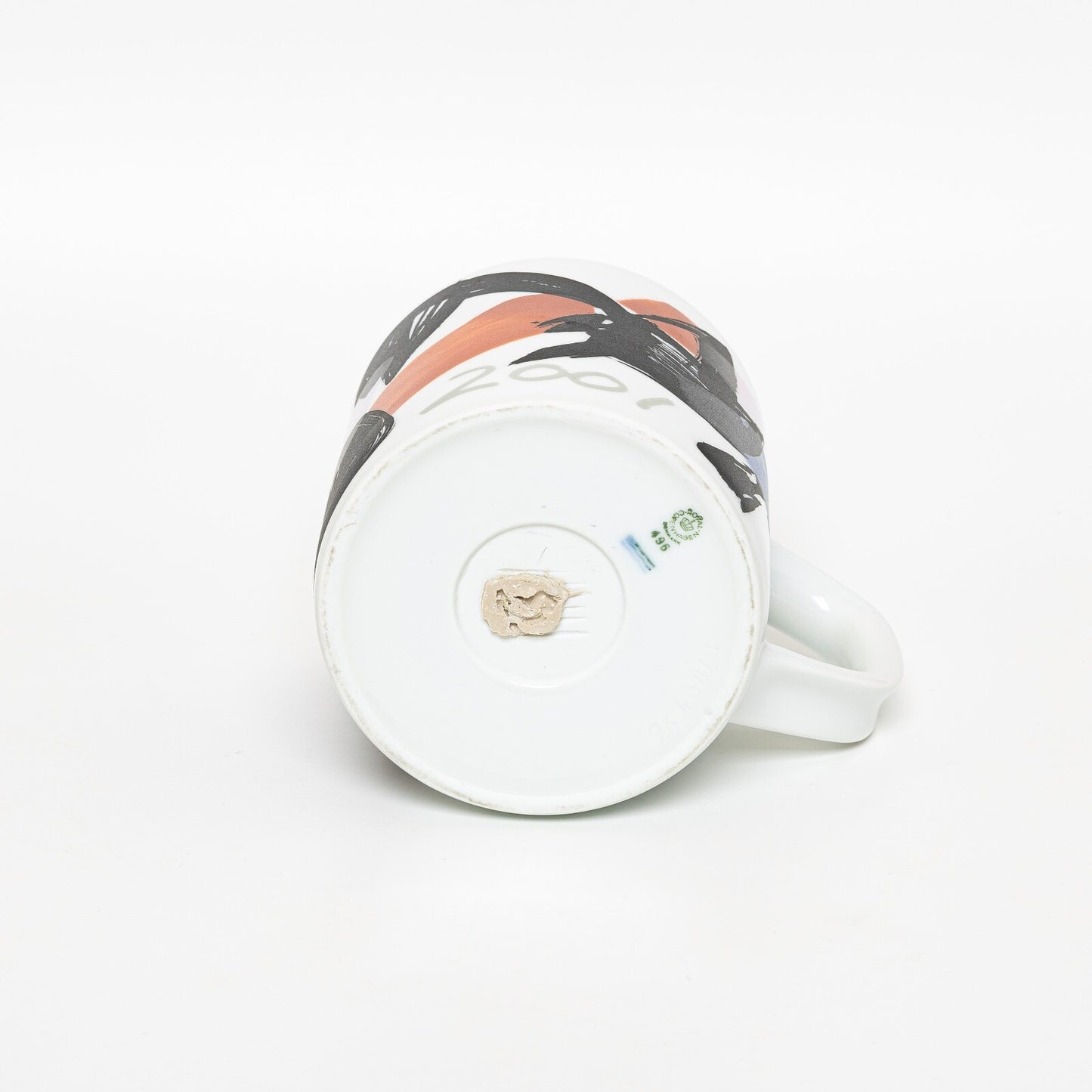 ROYAL COPENHAGEN TAZZA ANNUALE 2001 GRANDE, PORTAPENNE PORTAUTENSILI CERAMICA