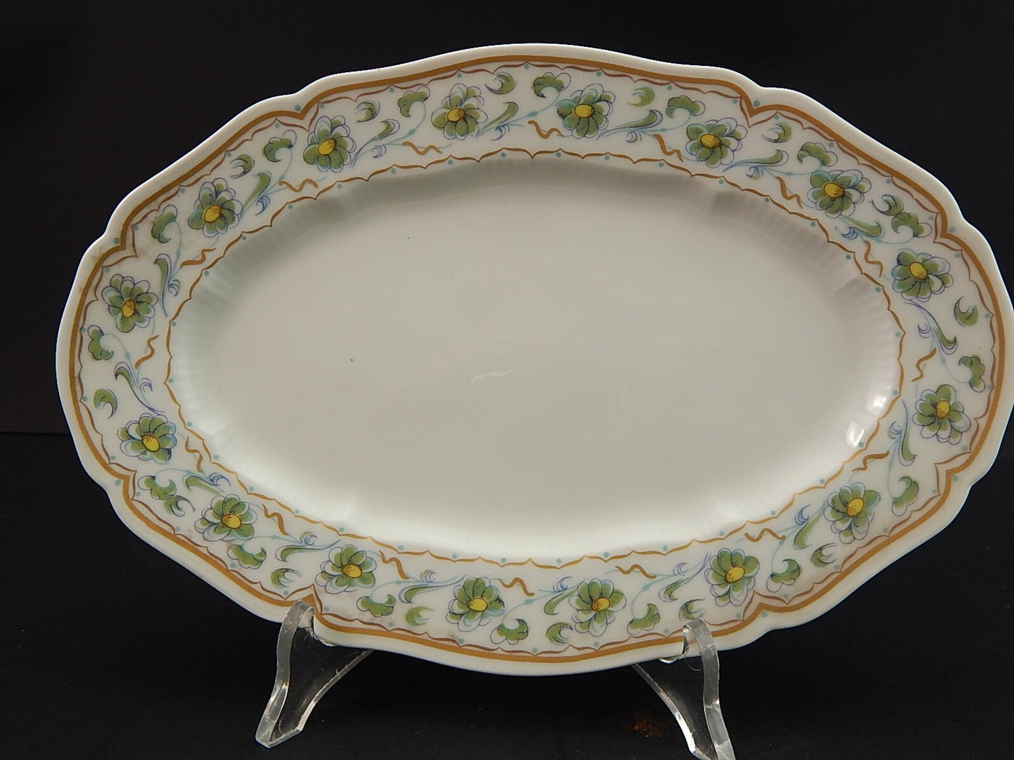 VINTAGE ELEGANTE RAVIERA VASSOIO PORCELLANA LIMOGES HAVILAND