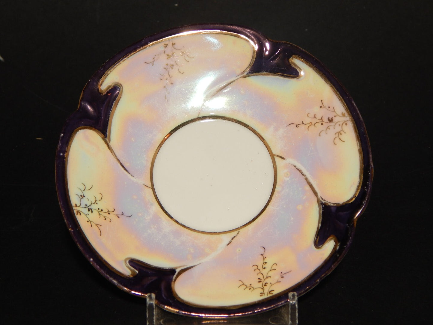 ANTICA ELEGANTE LIBERTY TAZZINA CAFFE' PORCELLANA DECORO A LUSTRO