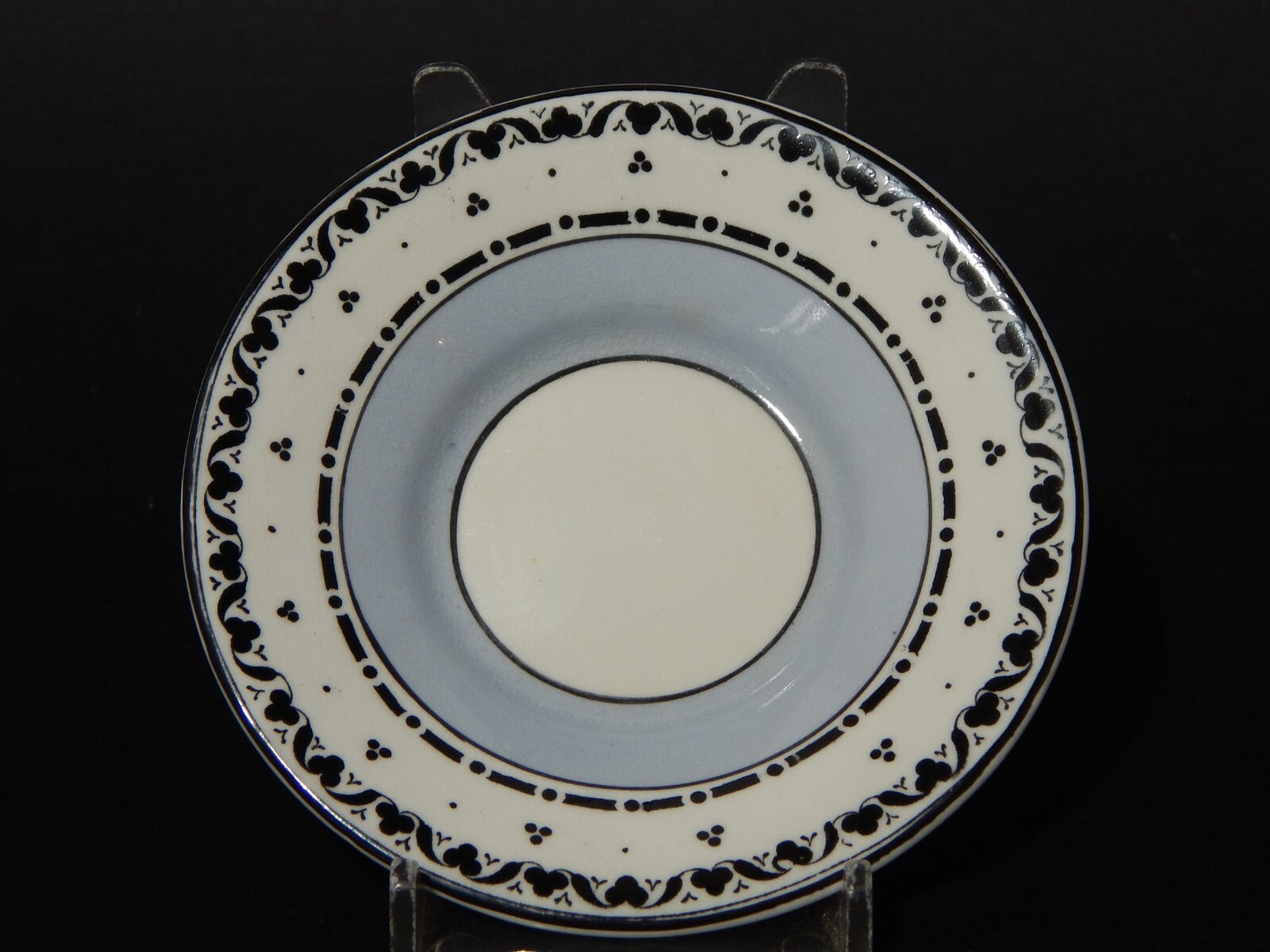 ANTICA RARA CRESCENT PERIODO EDOARDIANO TAZZINA FINE PORCELLANA INGLESE X332