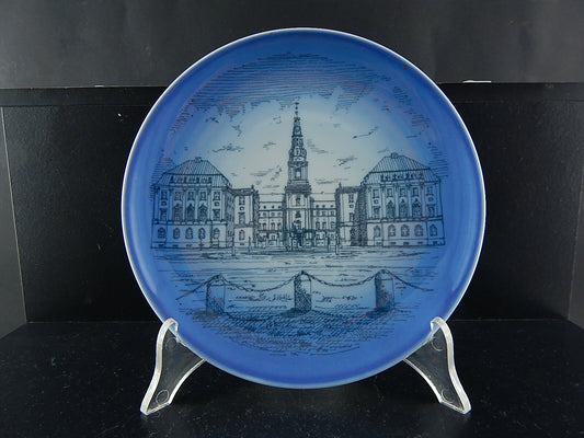 ROYAL COPENHAGEN BING&GRONDAHL PIATTO PORCELLANA COLLEZIONE CHRISTIANSBORG SLOT