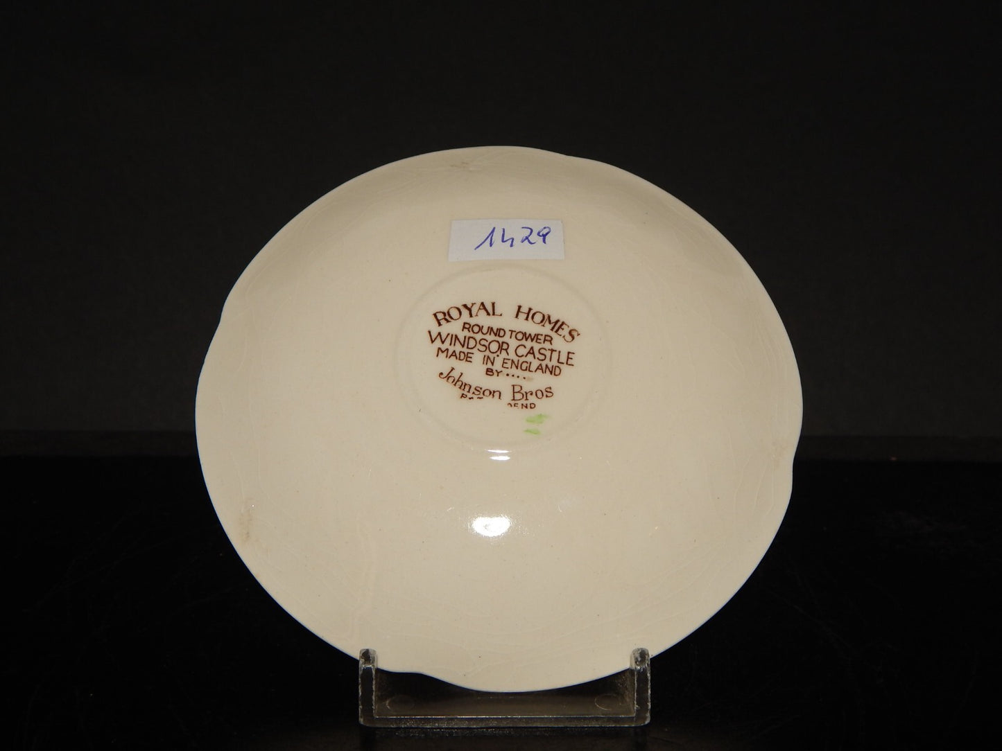 RETRO' TAZZINA CAFFE' PORCELLANA JOHNSON BROS ROYAL HOMES OF BRITAIN HADDON HALL