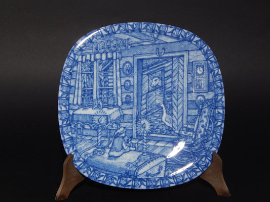 RORSTRAND PIATTO PORCELLANA NATALE 1973 PORCELAIN CHRISTMAS PLATE COLLEZIONE