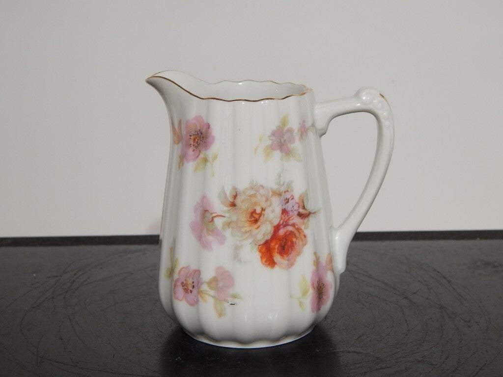 ANTICO SERVIZIO CAFFÈ PORCELLANA BIANCA DECORO FLOREALE BAVARIA SELTMANN WEIDEN