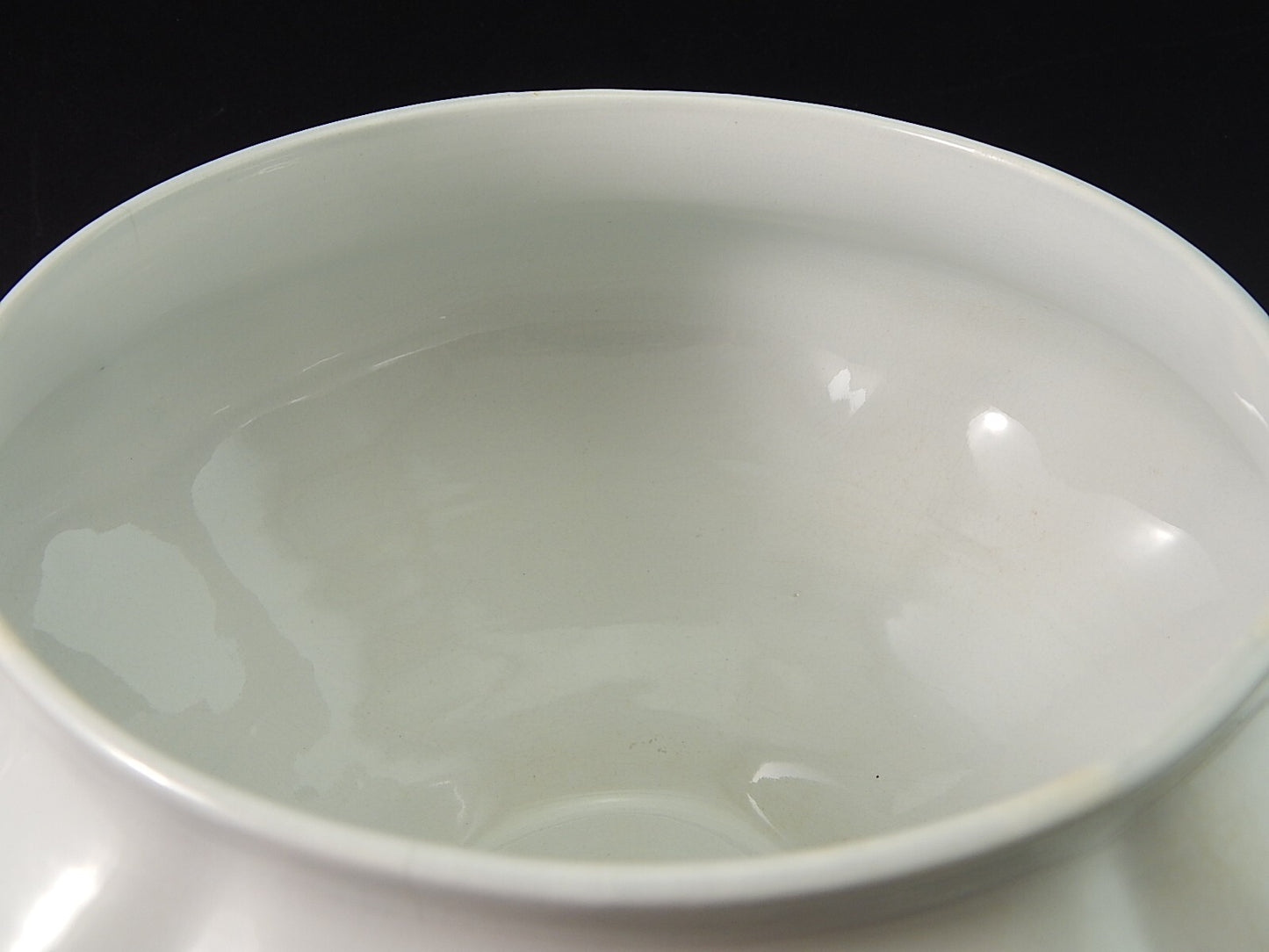 ANTICA RARA ZUPPIERA CENTROTAVOLA CERAMICA SARREGUEMINES U&Cie HUBLON 1800