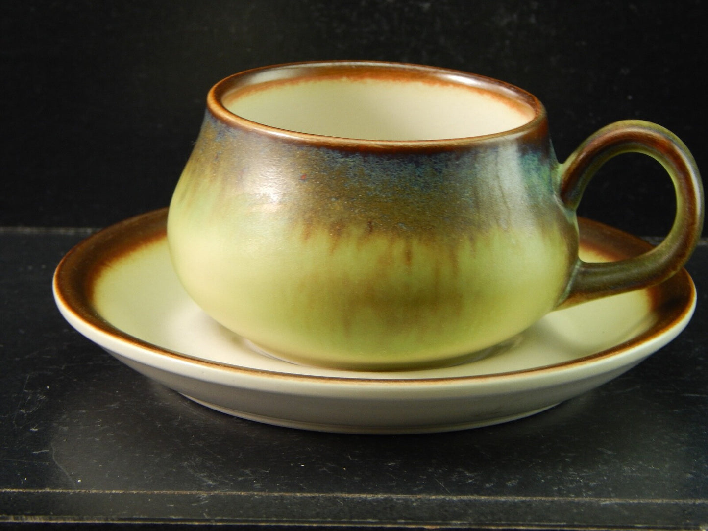 VINTAGE PORCELLANA MANCIOLI COLLEZIONE TUSCIA TAZZINA CAFFE' ESPRESSO