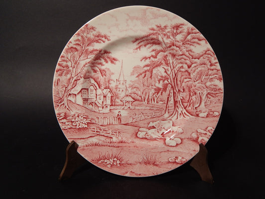 VINTAGE PIATTO SEMI PORCELLANA INGLESE MIDWINTER COLLEZIONE COUNTY MANOR