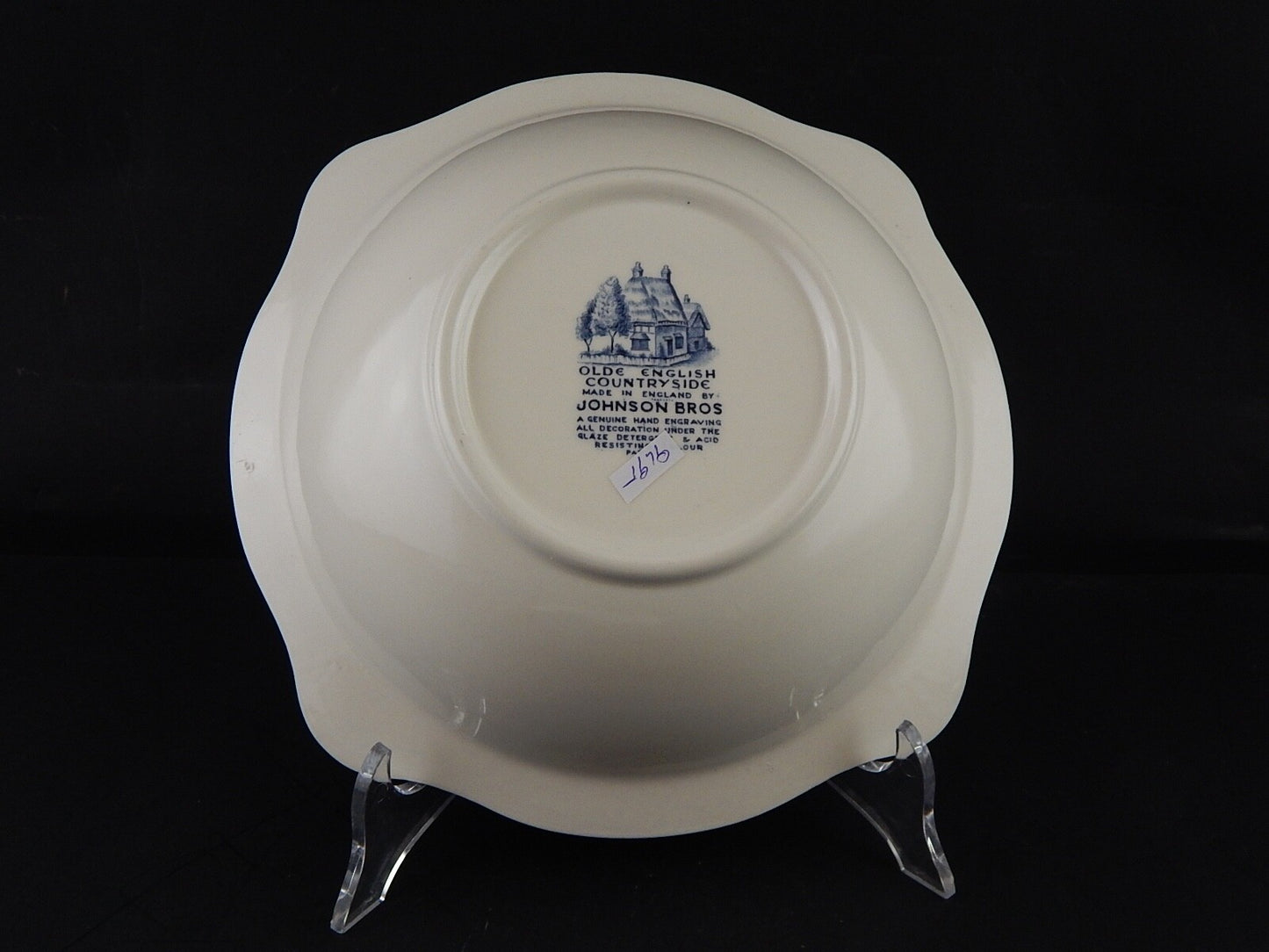 ANTICA INSALATIERA FRUTTIERA SEMI PORCELLANA JOHNSON B. OLDE ENGLISH COUNTRYSIDE