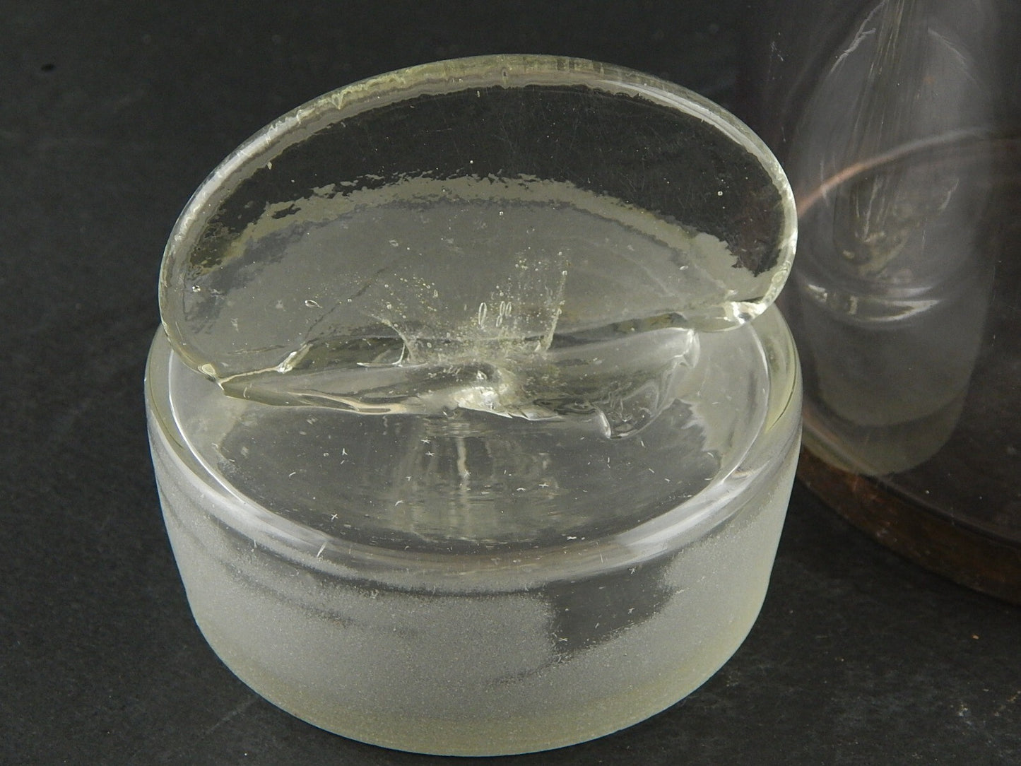 ANTICO VASO ALBARELLO VETRO SOFFIATO ALTARE FARMACIA DROGHERIA A109