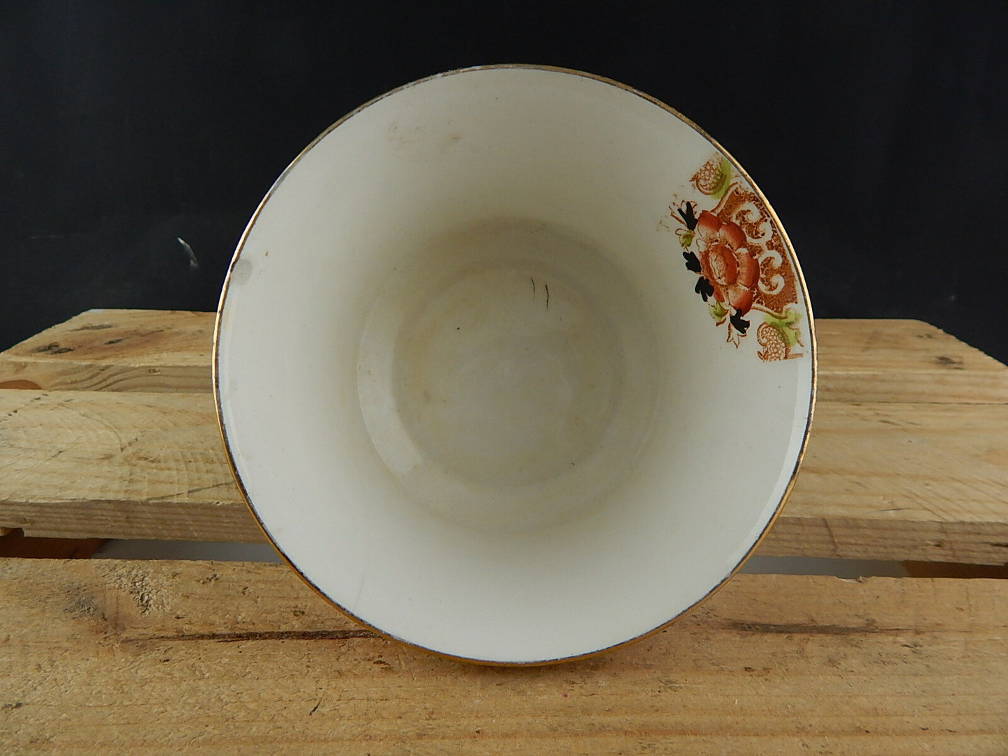 ANTICA PREZIOSA CIOTOLA ZUCCHERIERA PORCELLANA INGLESE EPOCA VITTORIANA