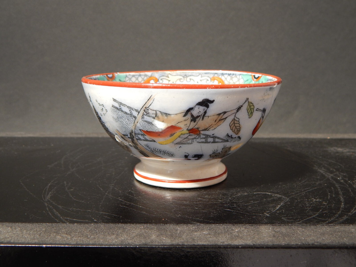 ANTICA CIOTOLA PICCOLA SCODELLA PORCELLANA MAASTRICHT PETRUS REGOUT TIMOR