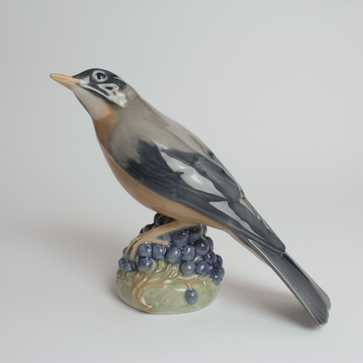 STATUINA PORCELLANA ROYAL COPENHAGEN "Tordo Sassello" 1235 ORIGINALE HANDMADE