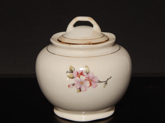 MODERNARIATO ZUCCHERIERA SOCIETA' CERAMICA ITALIANA LAVENO DECORO FIORI DI PESCO