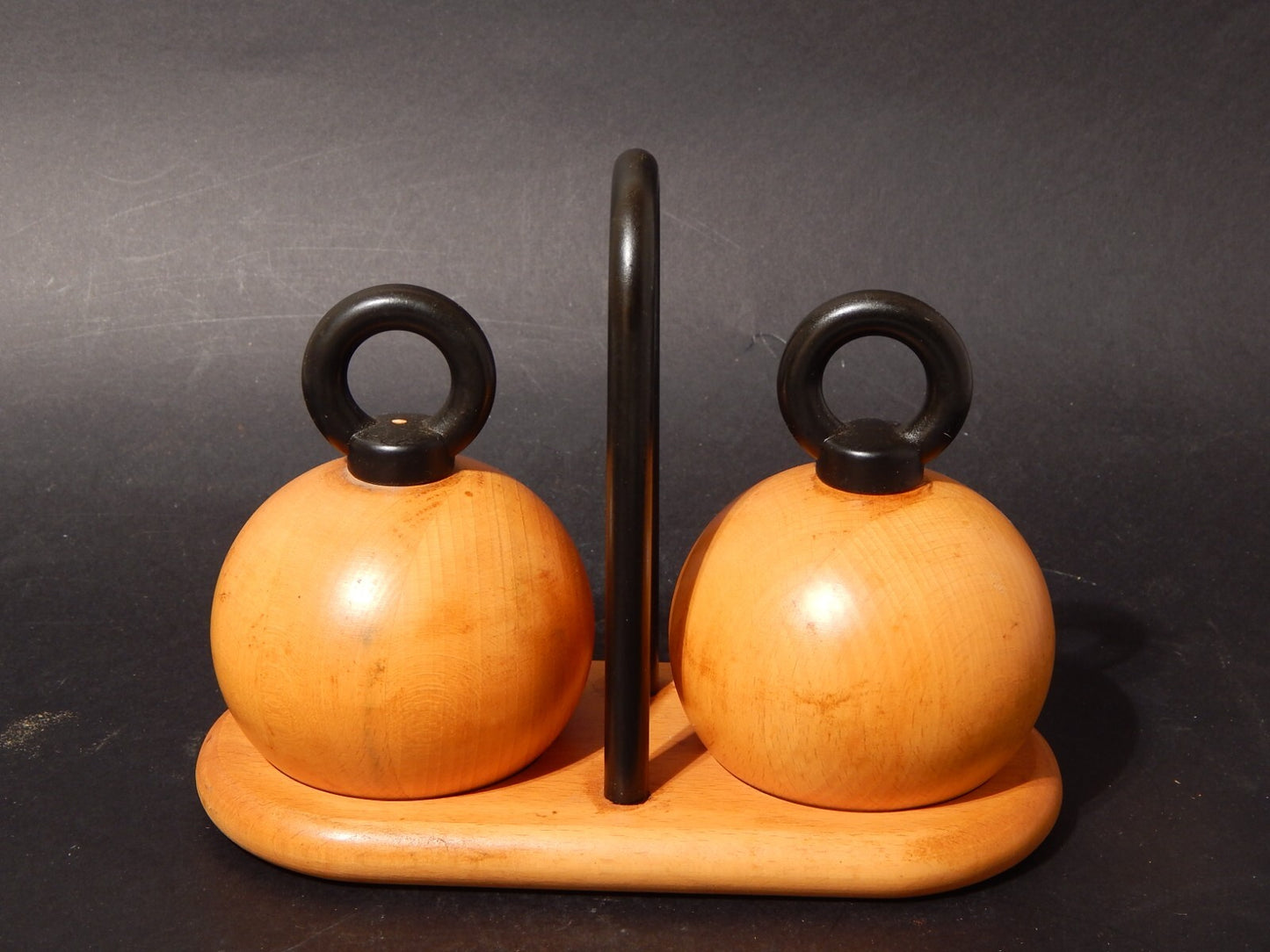 VINTAGE SET SALE E PEPE CON VASSOIO DESIGNED BY RICHARD NISSEN PER BODUM