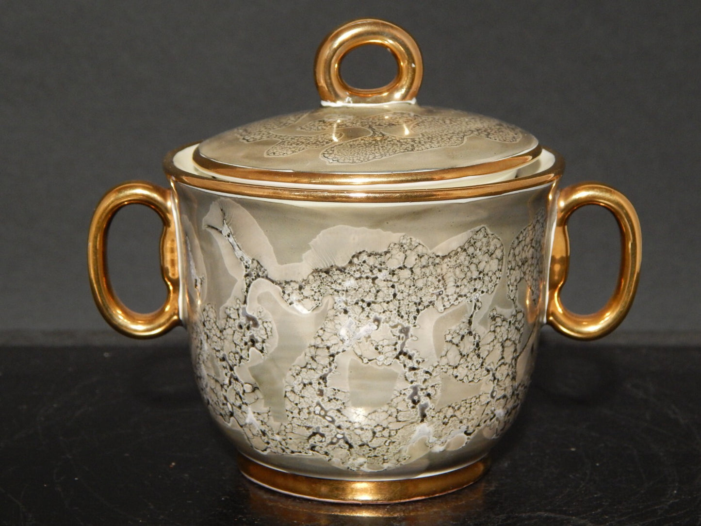 VINTAGE ZUCCHERIERA CERAMICA MADE IN ITALY CERAMISTA BRUNO GIACHETTI