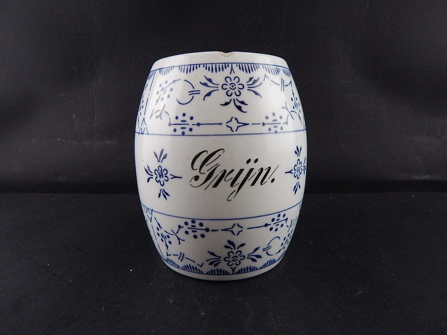 ANTICO RARO ART DECO BARATTOLO PORCELLANA THEODOR PAETSCH FRANCOFORTE