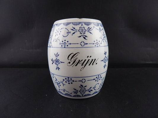 ANTICO RARO ART DECO BARATTOLO PORCELLANA THEODOR PAETSCH FRANCOFORTE