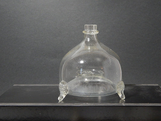 ANTICA MOSCAIOLA TRAPPOLA PER MOSCHE VETRO SOFFIATO ALTARE SAVONA XIX SECOLO