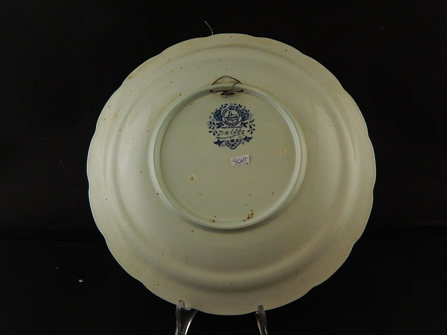 PIATTO PARATA PORCELLANA DELFTS ROYAL SPHINX PETRUS REGOUT MAASTRICHT CM 30