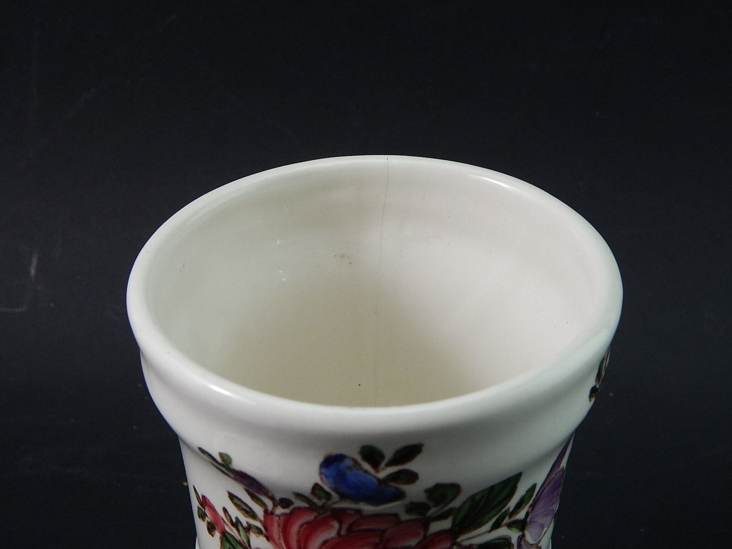 VINTAGE ALBARELLO VASO MAIOLICA CERAMICA PAGANI VECCHIA LODI DIPINTO MANO #1929