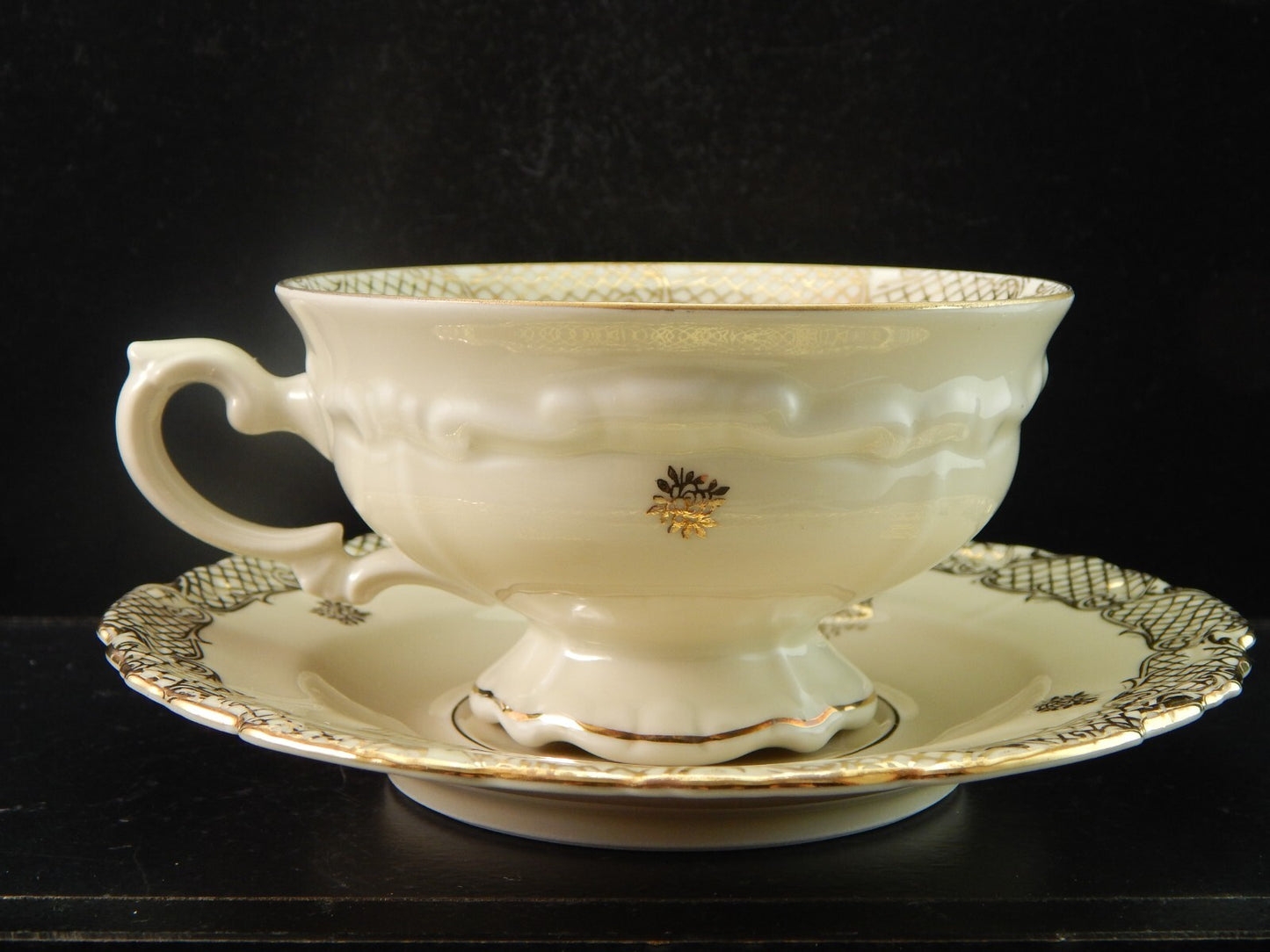 ANTICA ROCAILLE TAZZA DA TE' PORCELLANA VOHENSTRAUSS JOHANN SELTMANN BAVARIA