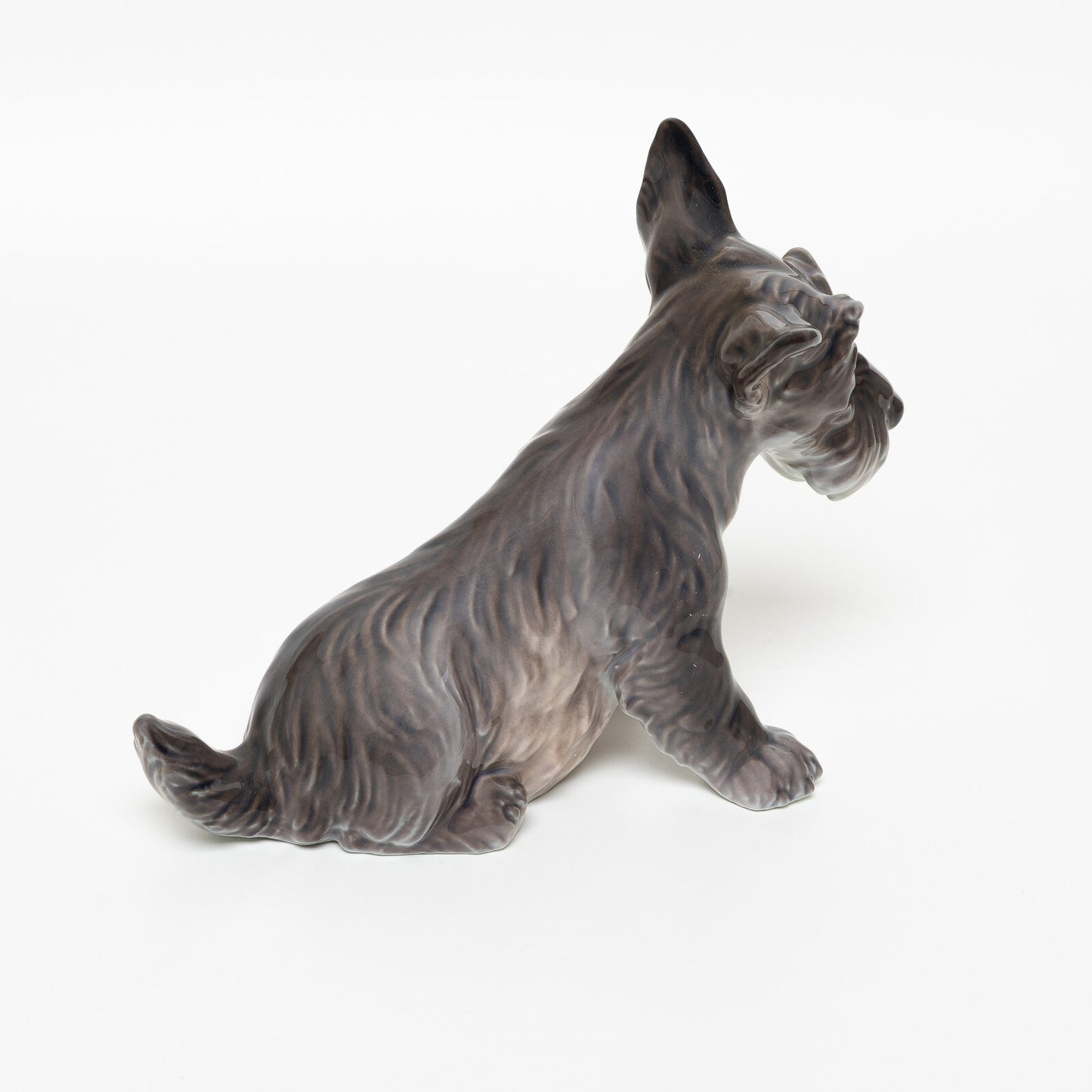RARA STATUINA PORCELLANA DAHL JENSEN COPENHAGEN "Scottish Terrier" 1078 15x19x10