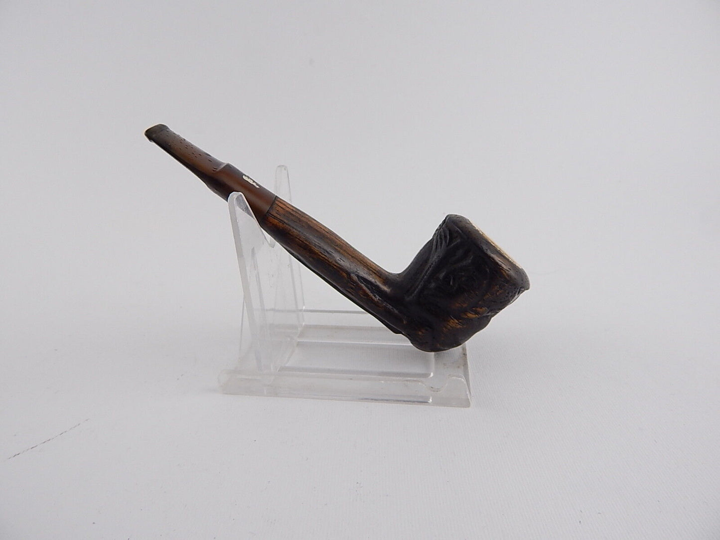 VINTAGE PIPA FUMATA KIKO MADE IN TANZANIA LEGNO SCOLPITA MANO HAND CARVED PIPE