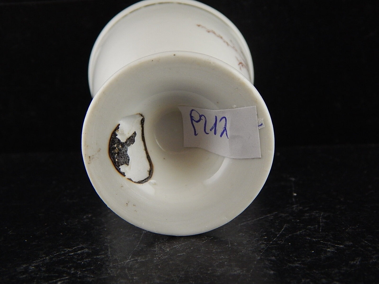 ANTICO HAVILAND LIMOGES PORTA UOVO PORCELLANA FINE 800 ART NOUVEAU FLOREALE