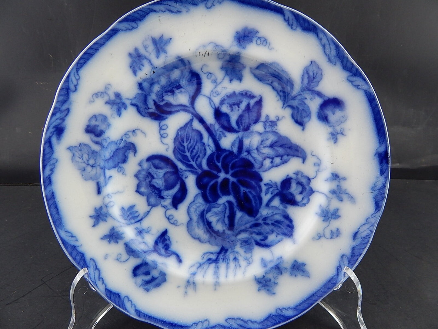 ANTICO RARO PIATTO PORCELLANA WEDGWOOD WATER NYMPH DIPINTO MANO FINE '800 #9394