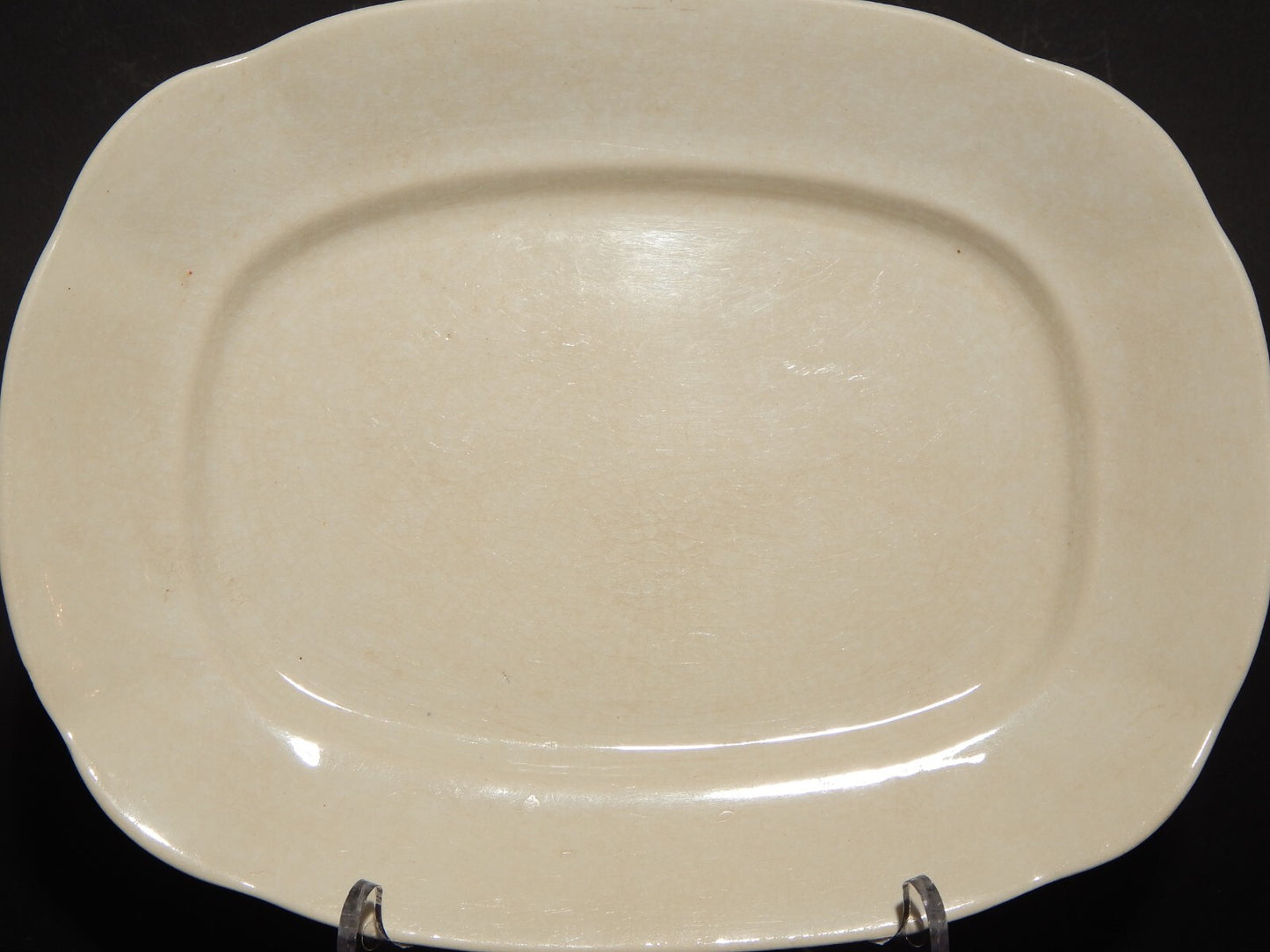 ANTICO RARO VASSOIO CERAMICA LOMBARDA ELEFANTINO PRIMO 900