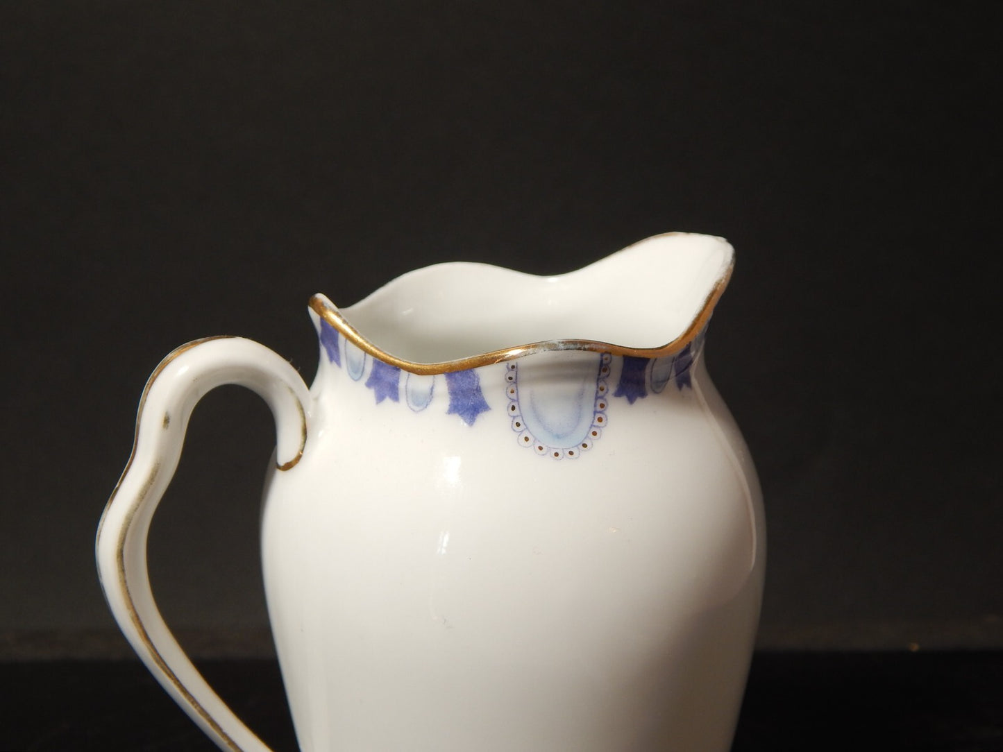 ANTICA LIBERTY 1910 PREZIOSA LATTIERA BRICCO PORCELLANA J.Z.& CO PRE-ROSENTHAL