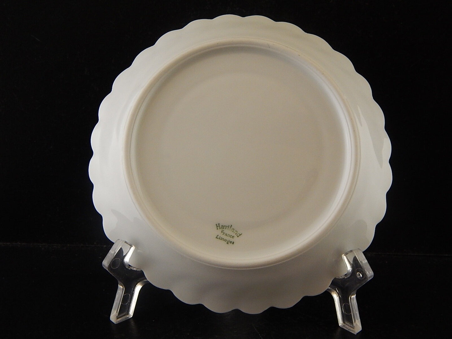 VINTAGE 1960 ELEGANTE TAZZA DA TE' LIMOGES HAVILAND PORCELLANA BIANCA VIOLETTE
