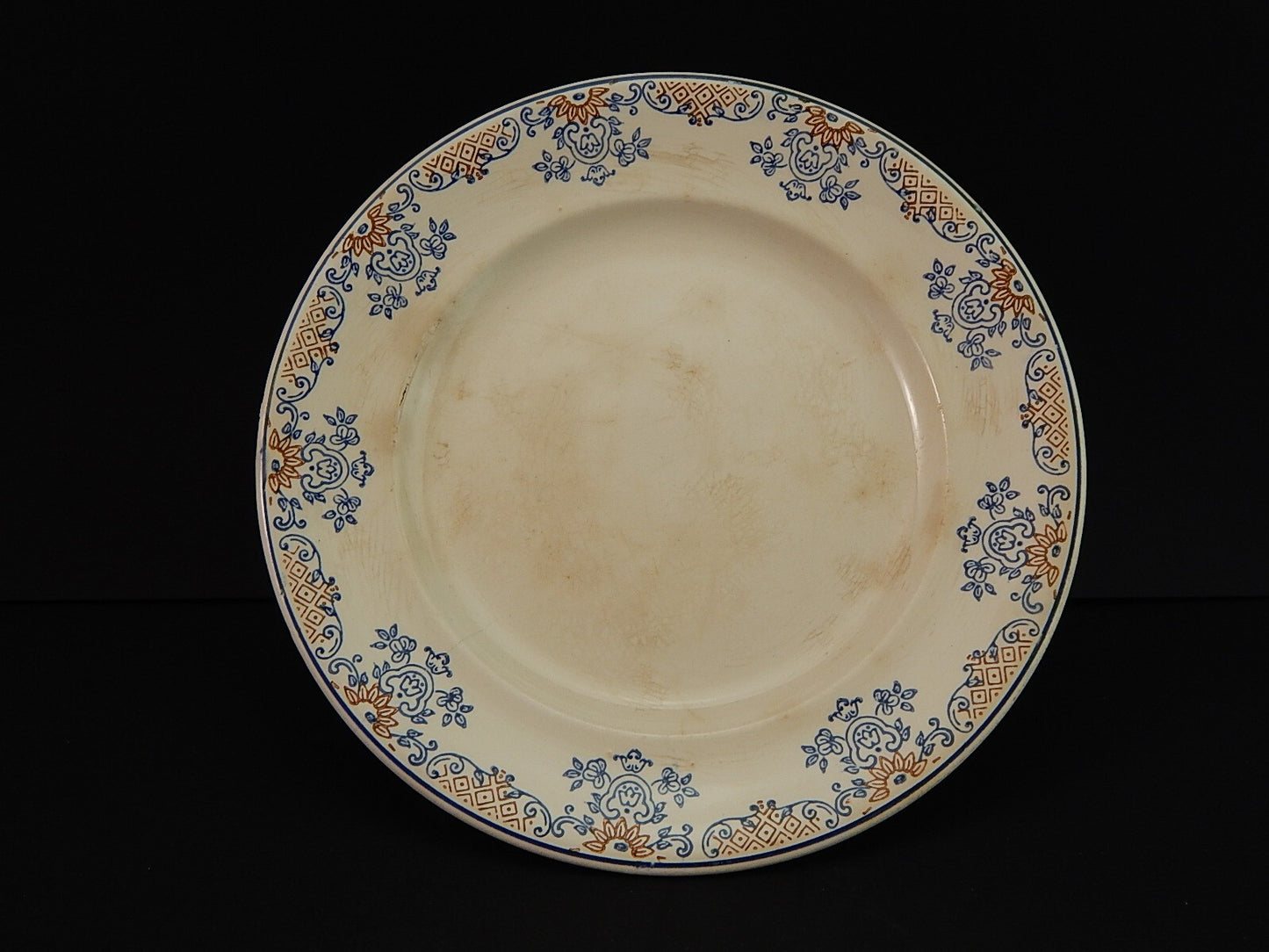 ANTICA ART DECO ALZATA CENTROTAVOLA LIBERTY CERAMICA LONGWY DEL 1934