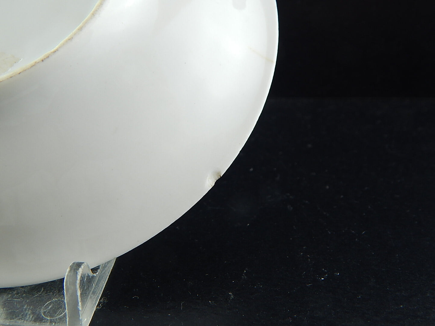 ANTICA PREZIOSA RARA TAZZA IMPERO PORCELLANA BIANCA ORO PARIGI INIZIO 1800 #5