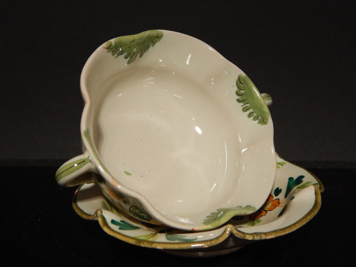 ANTICA RARA ZUCCHERIERA CIOTOLA IN MAIOLICA CERAMICA CANTAGALLI FIRENZE ITALY