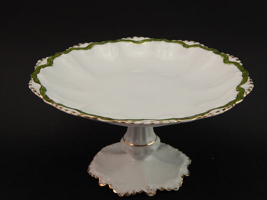 ANTICA ALZATA CENTROTAVOLA PORCELLANA HUTSCHENREUTHER BAVARIA STILE ROCAILLE