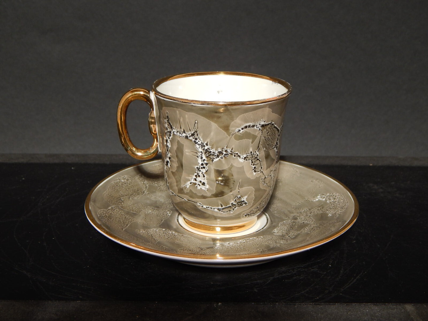 VINTAGE TAZZA CAFFE' CERAMICA MADE IN ITALY CERAMISTA BRUNO GIACHETTI #1688