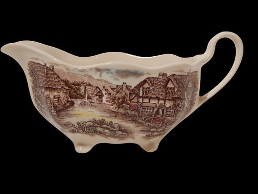 ANTICA SALSIERA SEMI PORCELLANA JOHNSON BROS OLDE ENGLISH COUNTRYSIDE