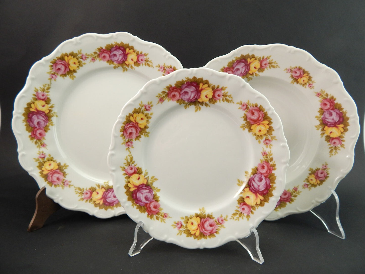 VINTAGE SERVIZIO TAVOLA PIATTI PORCELLANA SELTMANN WEIDEN BAVARIA COUNTRY ROSES