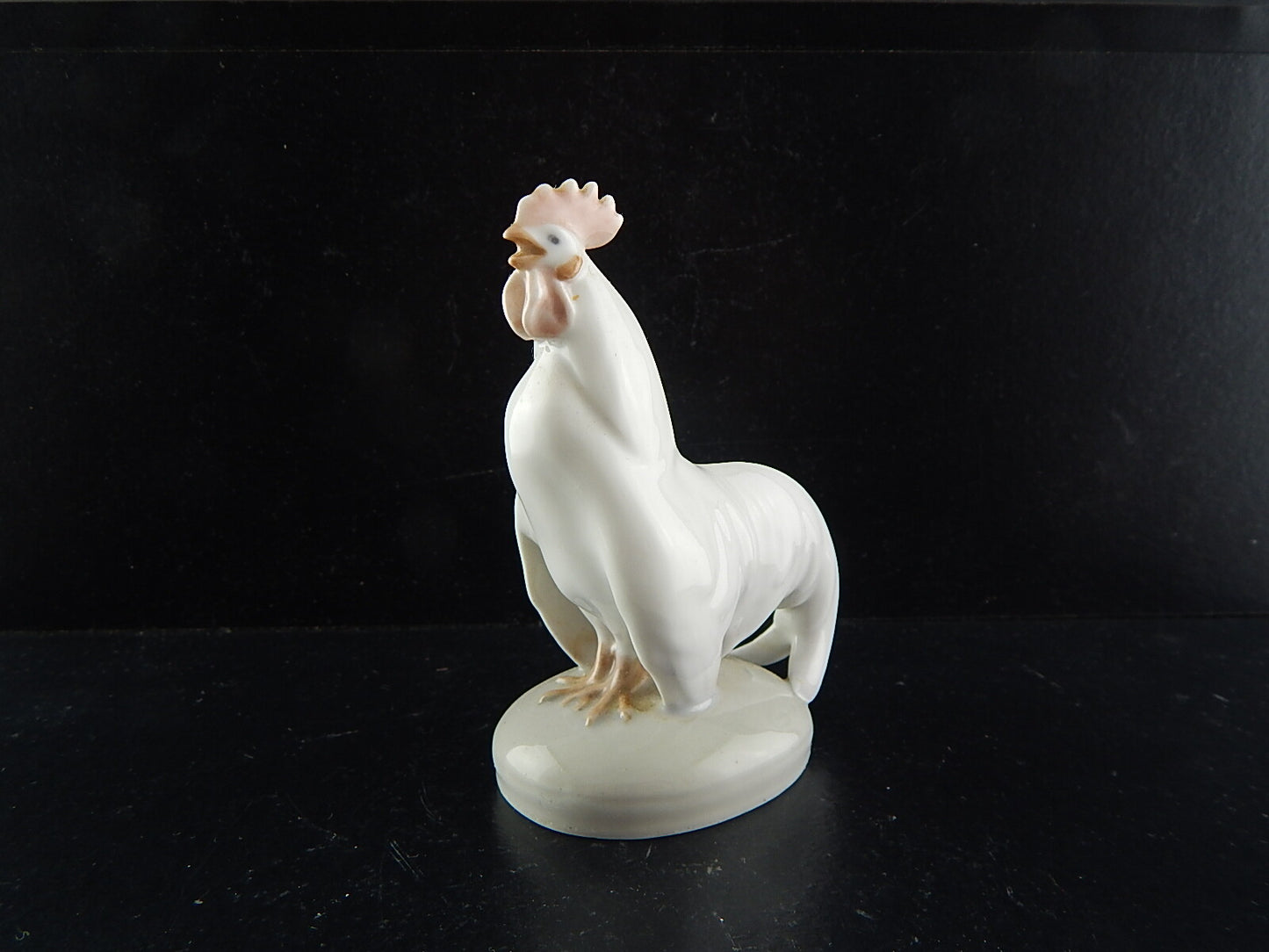 ANTICA STATUINA PORCELLANA ROYAL COPENHAGEN THE COCK IL GALLO CHRISTIAN THOMSEN