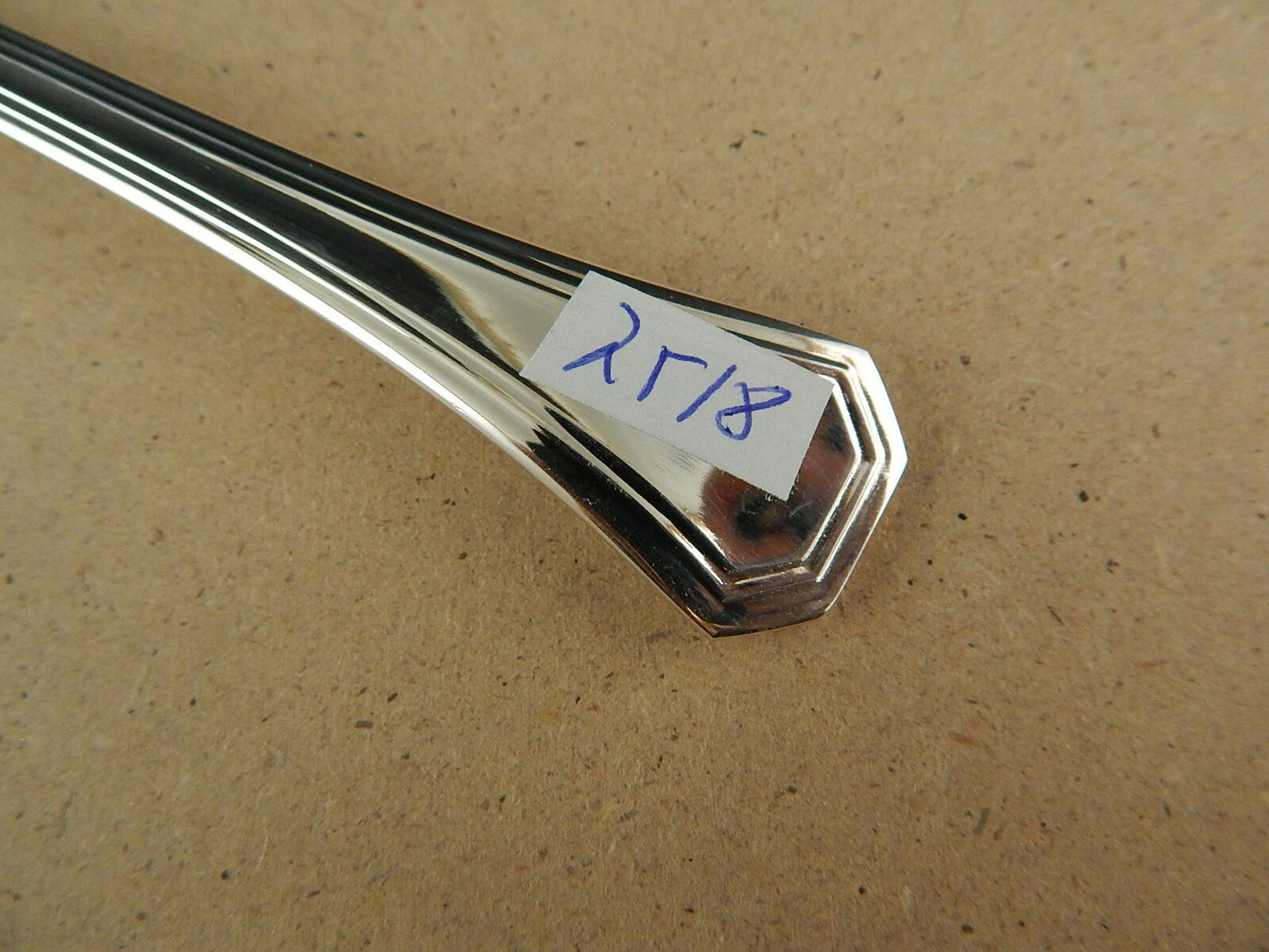 VINTAGE ARGENTERIA SAMBONET G S SET 6 FORCHETTE ARGENTATE MODELLO DECO'