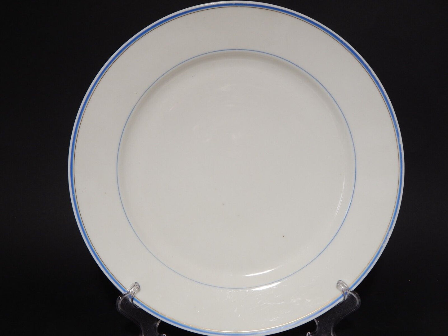 ANTICO VASSOIO PIATTO PORTATA IMPERO PORCELLANA GINORI DOCCIA XIX SECOLO