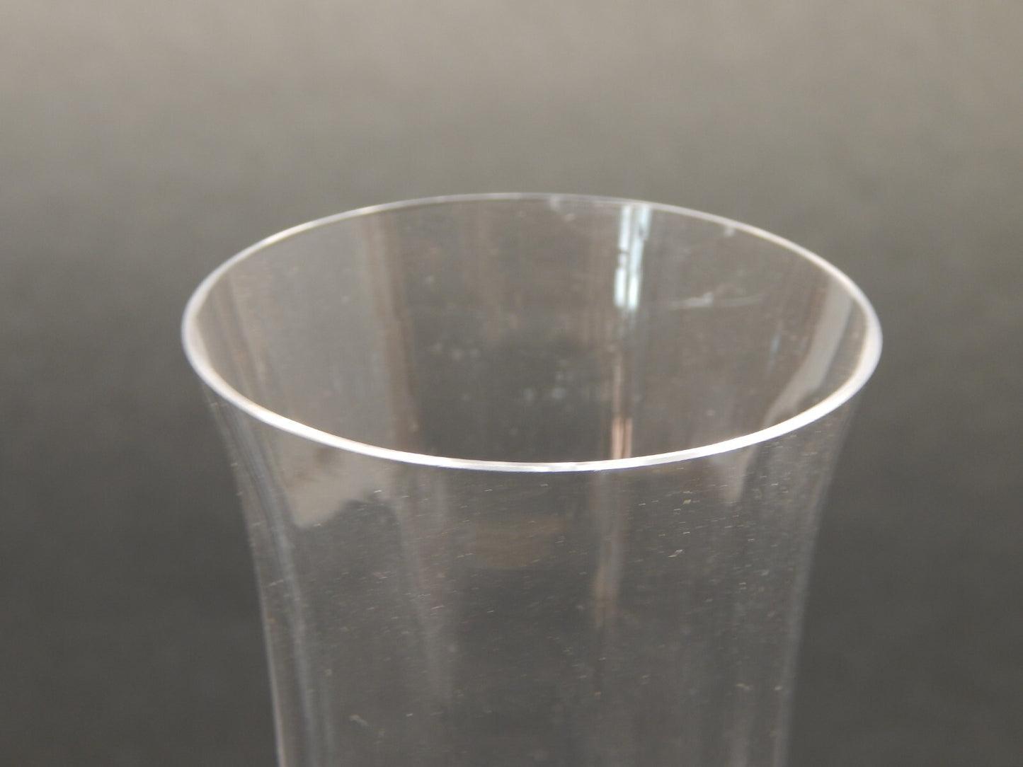 VINTAGE ELEGANTE SET 4 BICCHIERI CALICI FLUTE CRISTALLO MADE IN ITALY ANNI '60