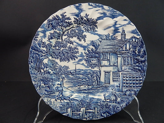 VINTAGE CERAMICA PIATTO THE HUNTER MYOTT POTTERY ENGLAND IL CACCIATORE