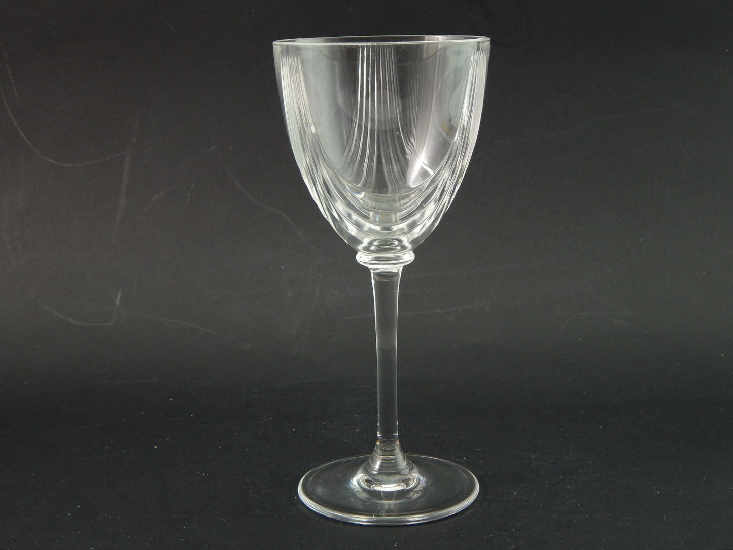 VINTAGE ELEGANTE SERVIZIO 18 CALICI CRISTALLO IN STILE ART DECO MADE IN ITALY